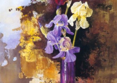 Irisée - Huile sur toile - 100 x 81 cm