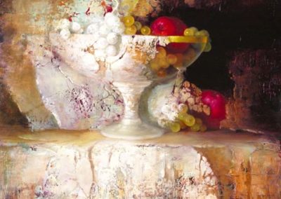 Le passage du temps - Huile sur toile - 65 x 54 cm